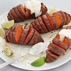 Hasselback Sweet Potatoes