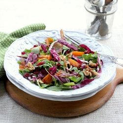 Radicchio, Butternut Squash Salad