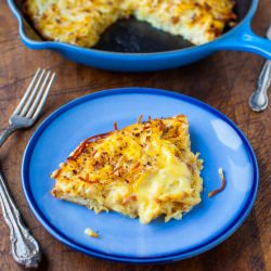 Creamy Hash Browns Fritatta