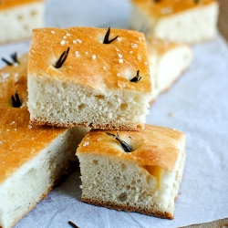 Sea Salt and Rosemary Focaccia