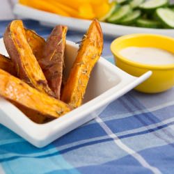 Rosemary Sweet Potato Wedges