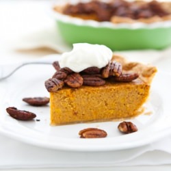 Sweet Potato Pie with Maple Candied