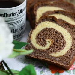 Two Tone Chocolate Yeast Loaf