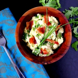 Bacon-Arugula Mashed Potatoes