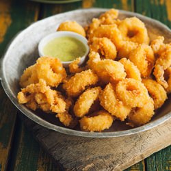 Parmesan-Crusted Calamari