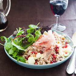 Chestnut Spelt Salad