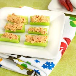 Celery Bites with Cashew Cheese