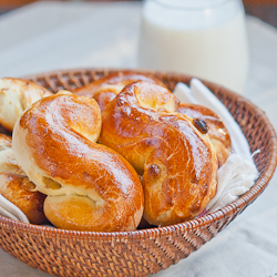 Saffron Raisin Buns