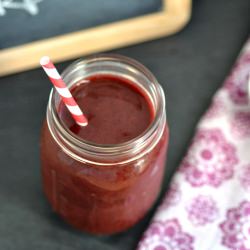 Dark Cherry and Orange Mocktail