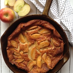 Caramel Apple Clafoutis