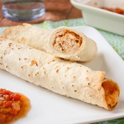 Baked Creamy Chicken Taquitos