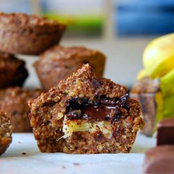 Dark Chocolate Banana Quinoa Muffin