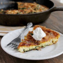 Leftover Turkey Frittata