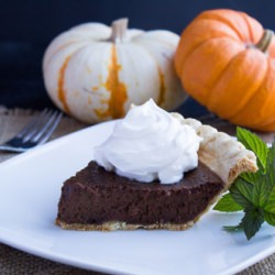 Chocolate Pumpkin Pie