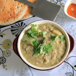 Potato in Lentil Gravy