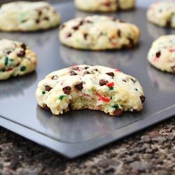 Mint Chocolate Chip Cookies