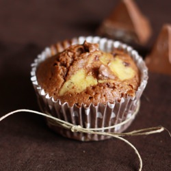 Muffins Stracciatella and Toblerone