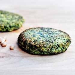 Spinach-Chickpea Veggie Burger