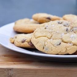 Nutella and Sea Salt Cookies