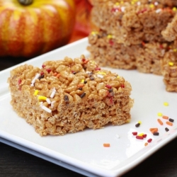 Pumpkin Spice Rice Crispy Treats