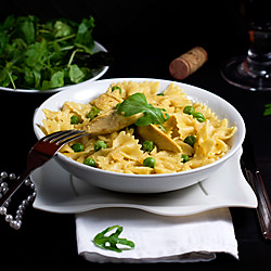 Curried Chicken Farfalle Pasta