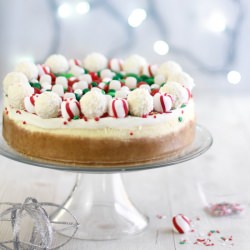 Christmas Candy Cheesecake