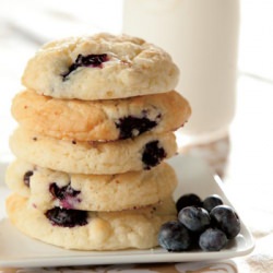 Blueberry Drop Cookies