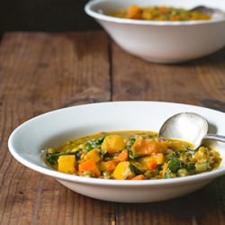 Lentil and Butternut Squash Soup