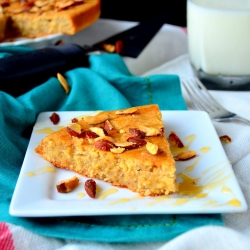 Banana Cake with Almonds