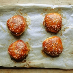 Double Glazed Burger Buns