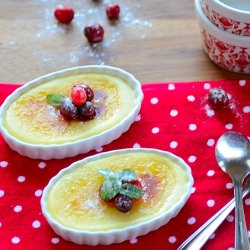 Corn Creme Brulee