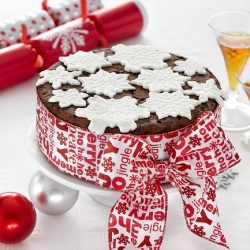 Christmas Chocolate Fruit Cake