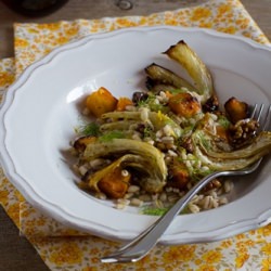 Barley with Roasted Pumpkin