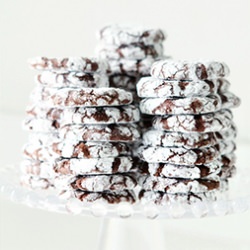 Peppermint Crinkle Cookies