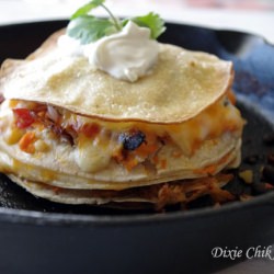 Sweet Potato Enchilada Stacks