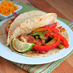 Baked Chicken Fajitas