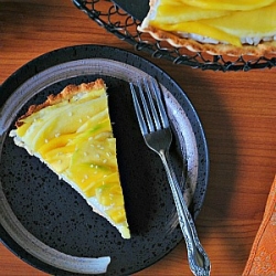 Coconut Rice + Mango Tart