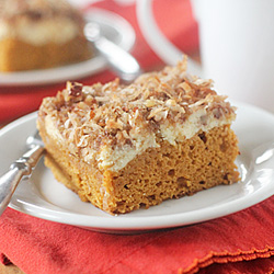 Pumpkin Cream Cheese Coffee Cake