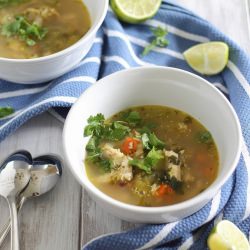 Spicy Chicken Lime Soup