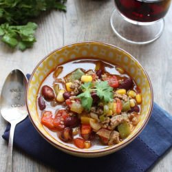 Ground Beef Taco Soup