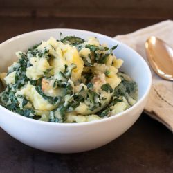 Mashed Potatoes with Kale