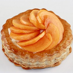 Persimmon Honey Ginger Tart