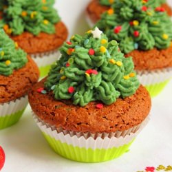 Christmas Tree Muffins