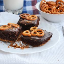 Pretzel Chocolate Brownies