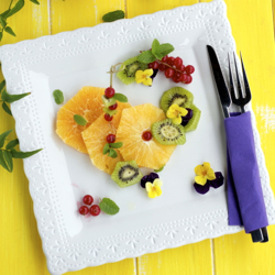 Fruit & Flower Salad With Limoncell