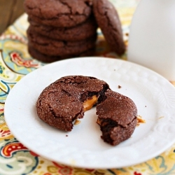 Salted Caramel Chocolate Cookies