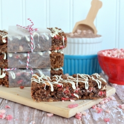 Peppermint Hot Chocolate Bars