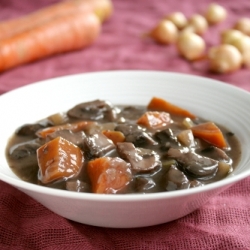 Mushroom Bourguignon