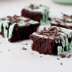 Gluten Free Mint Chocolate Brownies