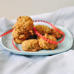 Flourless Oatmeal Cranberry Cookies